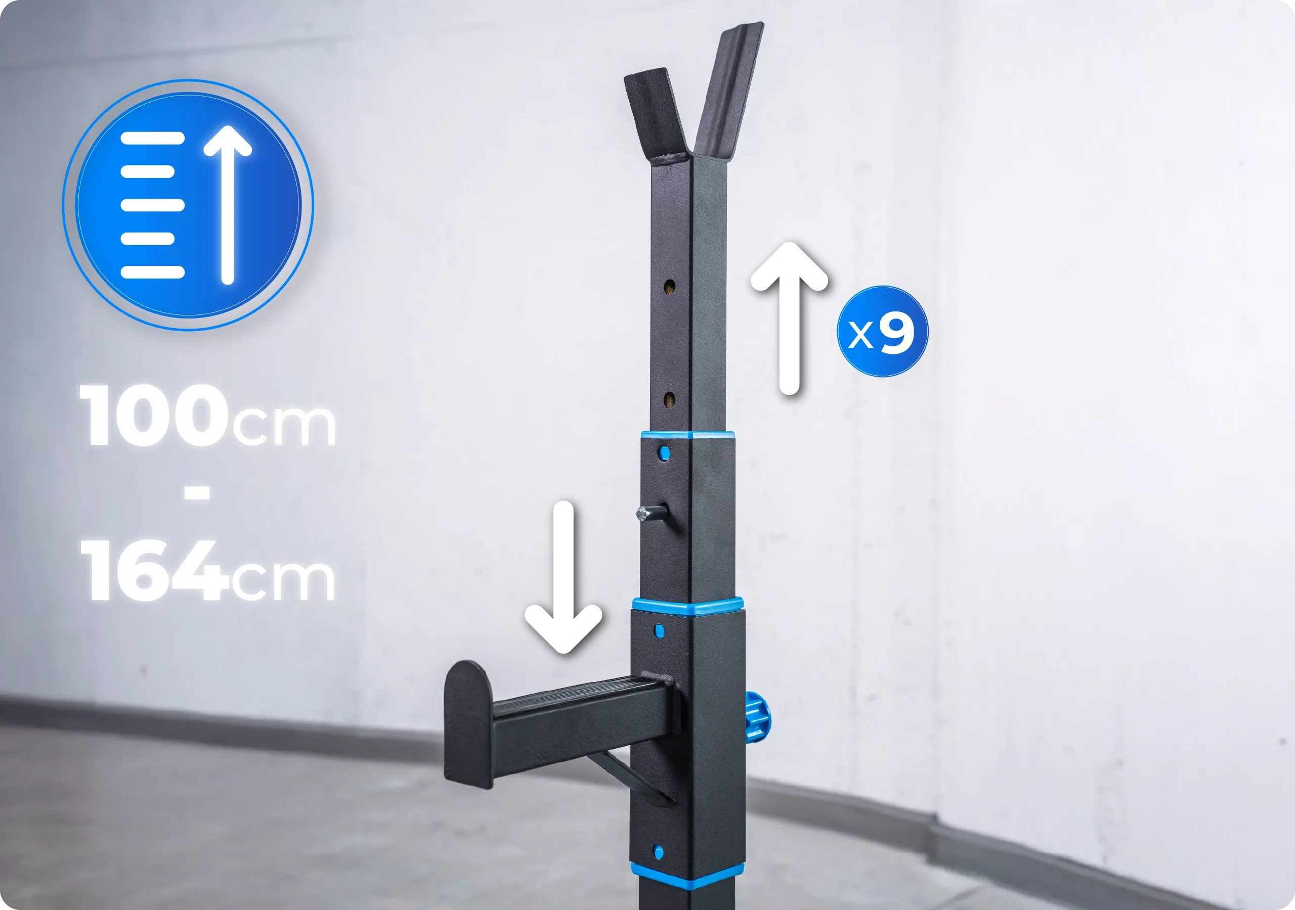 Adjustable height of CARMI stands