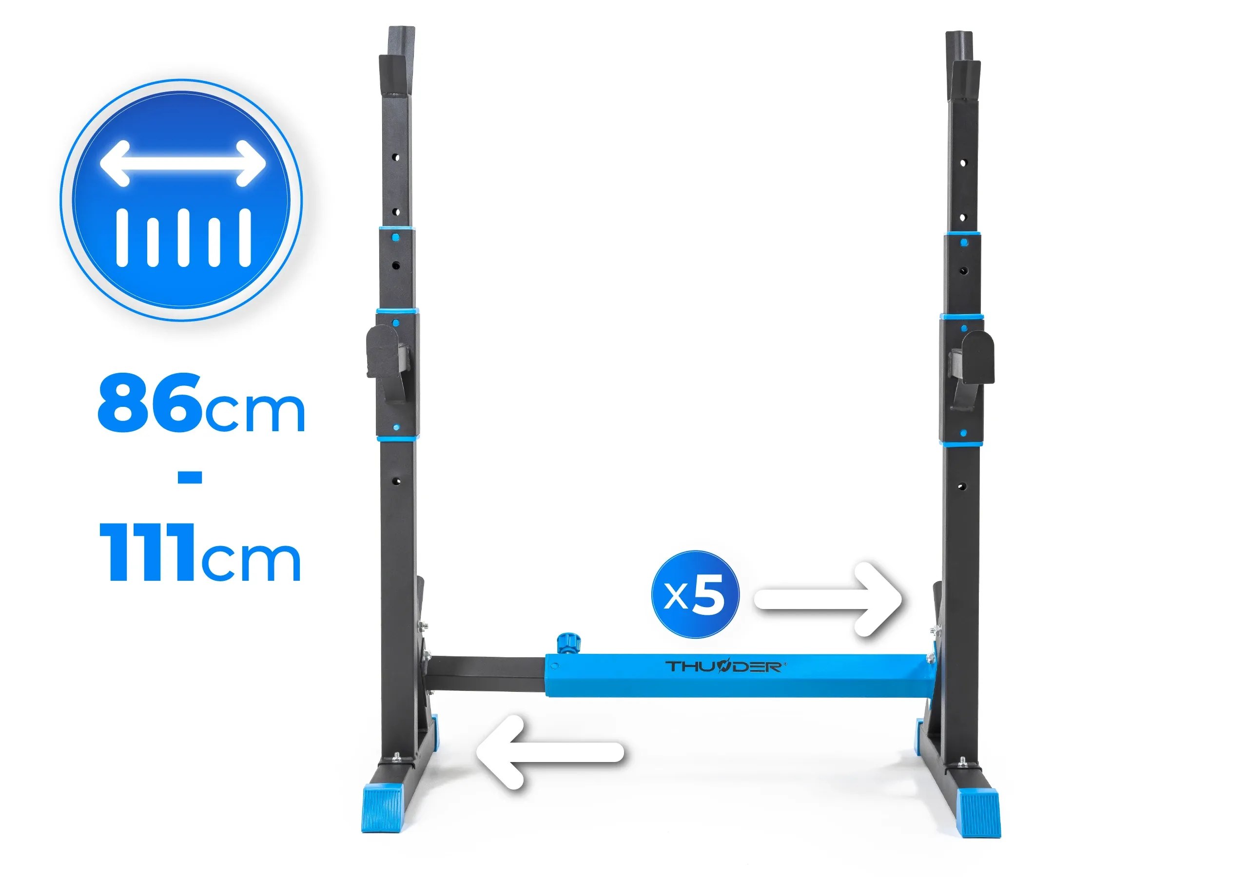Adjustable spacing of the CARMI stand