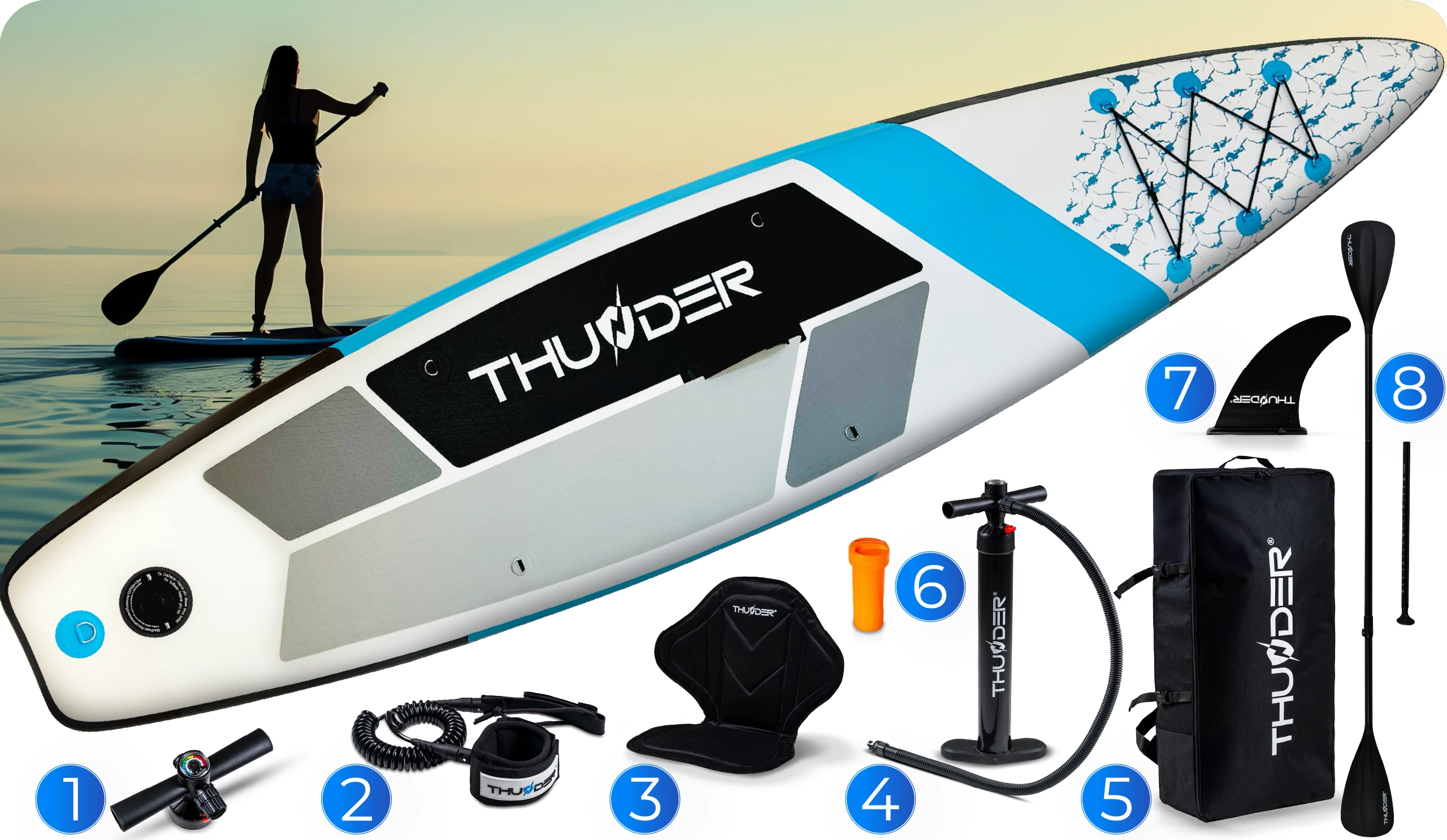 THUNDER MARIS SUP Board Accessory Set