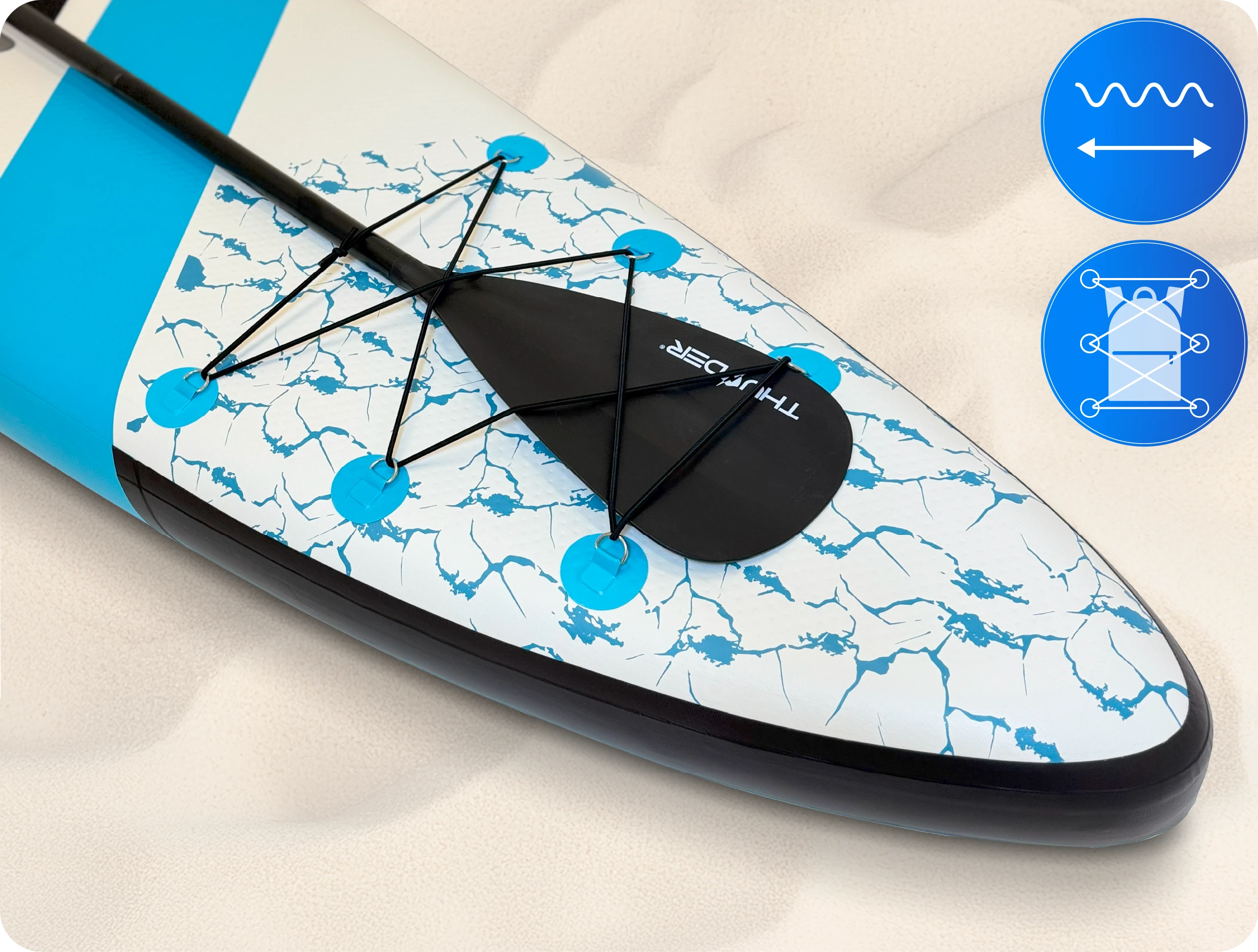 Luggage Rack with Elastic Cord