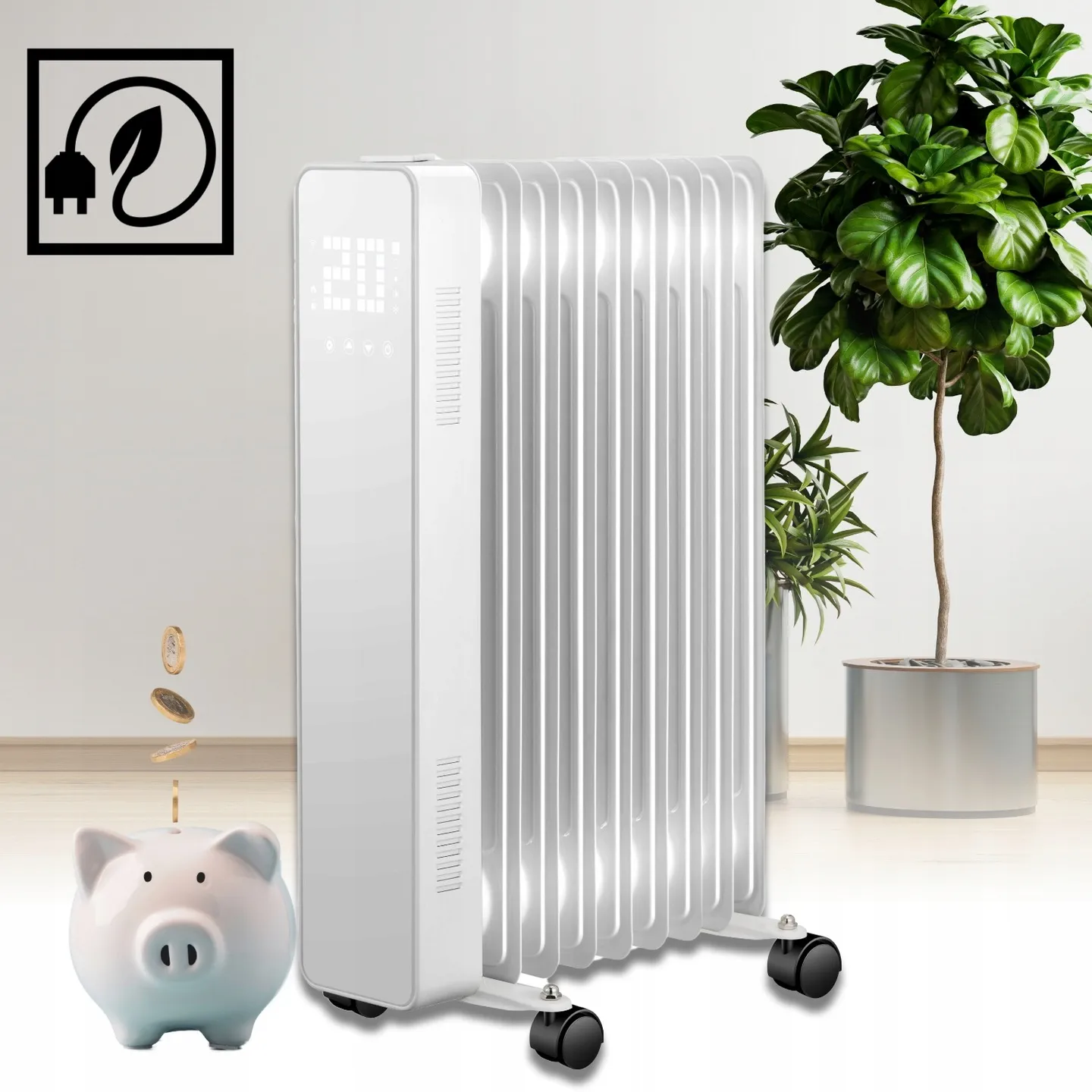THUNDER SIMPLE-WHITE-2500W Energy-Efficient Technology
