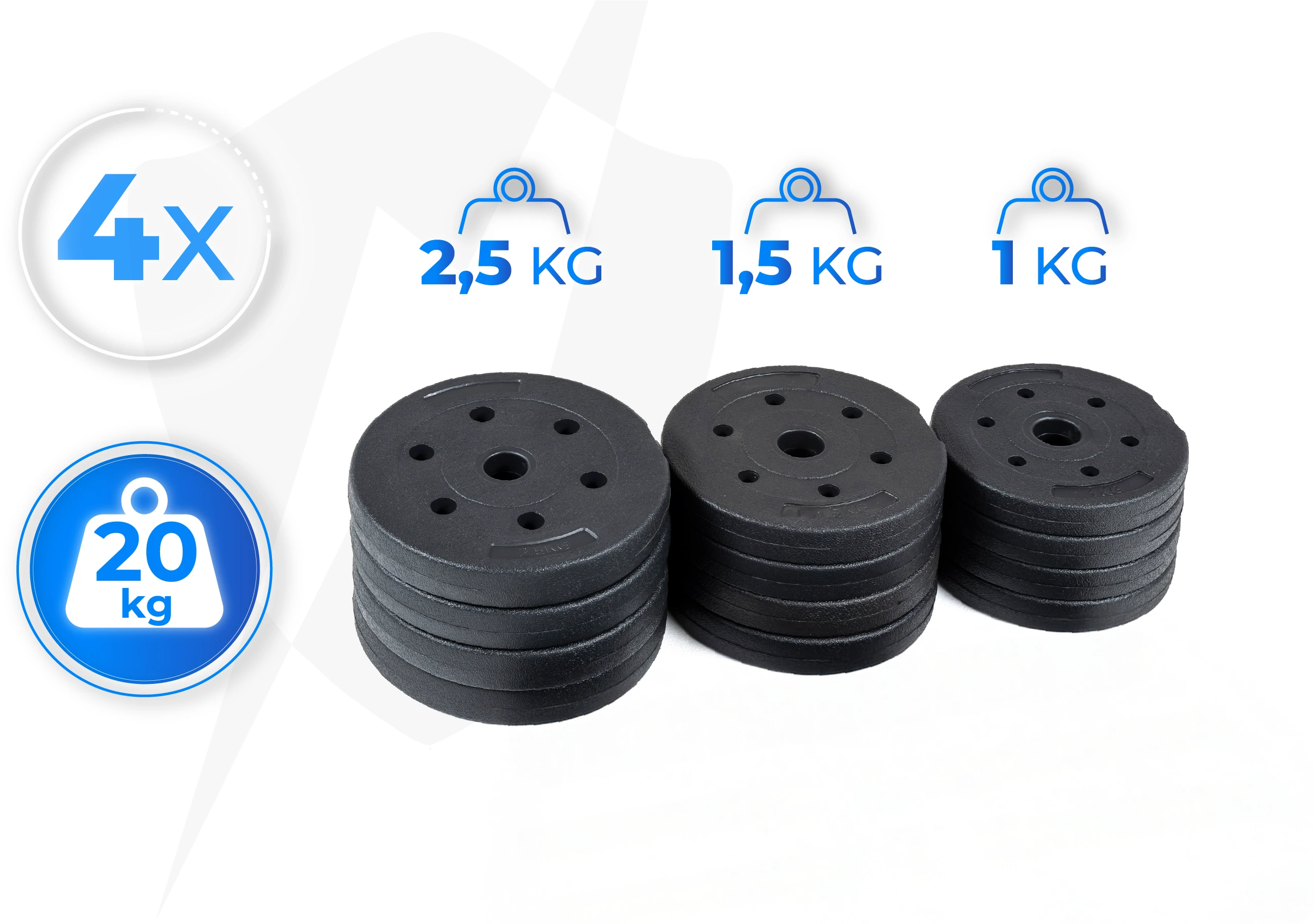 Adjusting the weight of the dumbbells