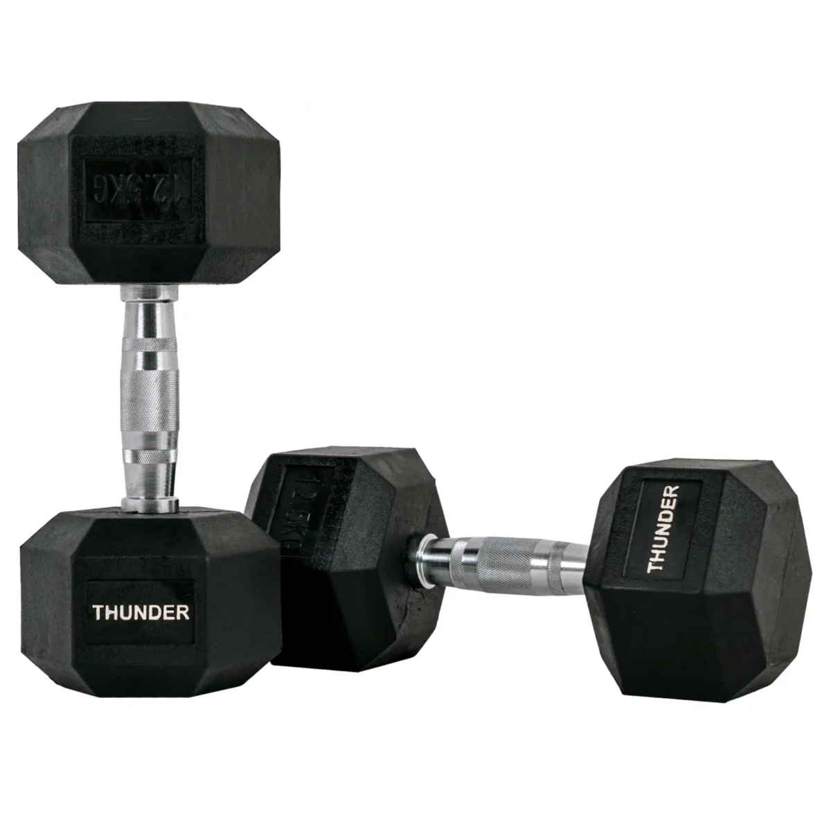 Hexagonal dumbbells 12.5 kg Thunder