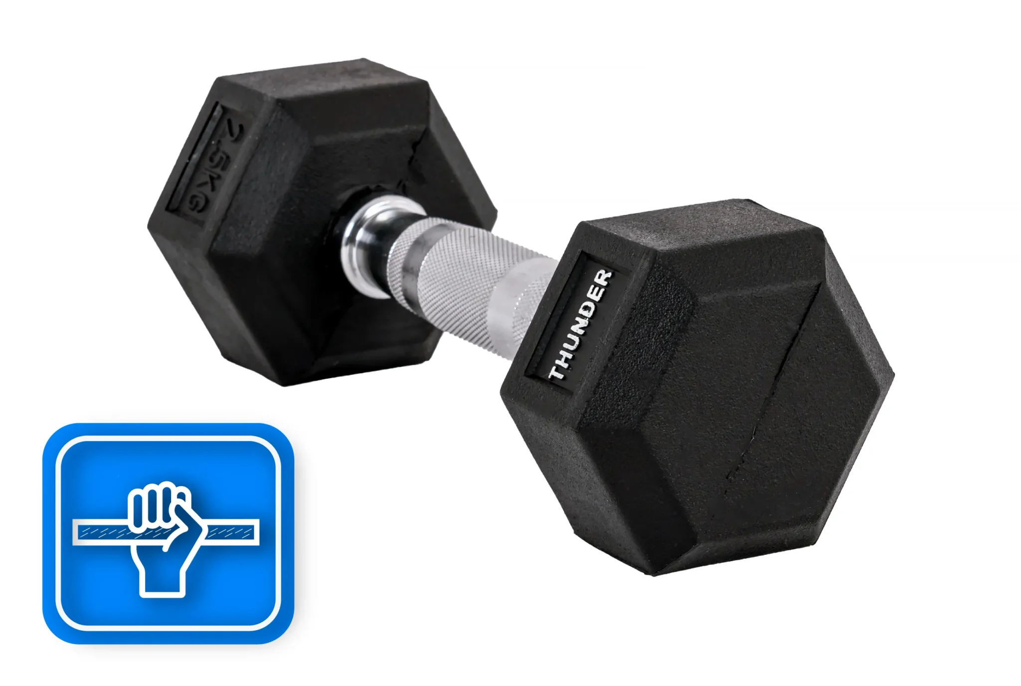 Hexagonal dumbbell 2.5 kg by Thunder