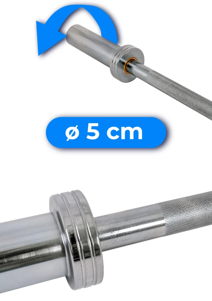 Preview of the 120 cm Olympic Barbell in use