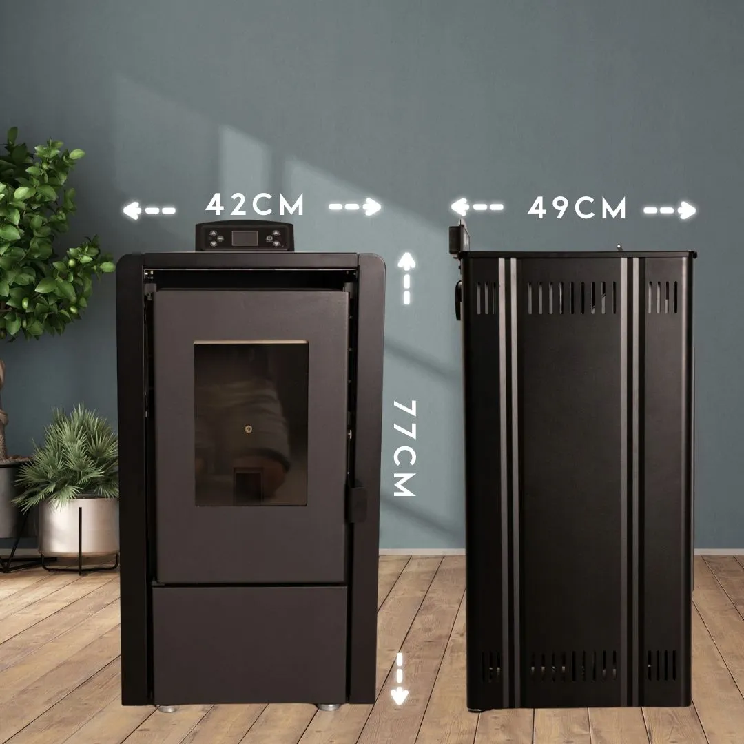 THUNDER ARIA-BLACK 12 kW stove specifications