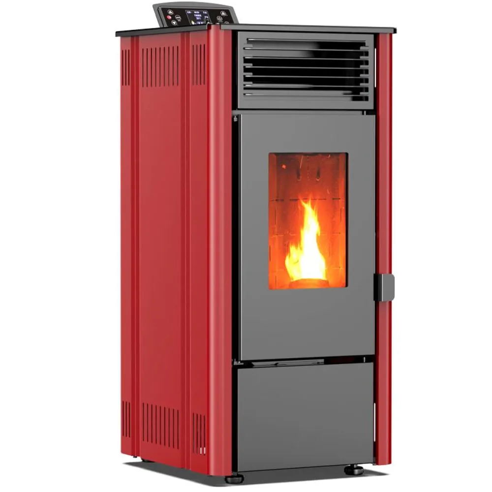 Freestanding 8.1kW pellet stove – THUNDER SOPHIA-RED