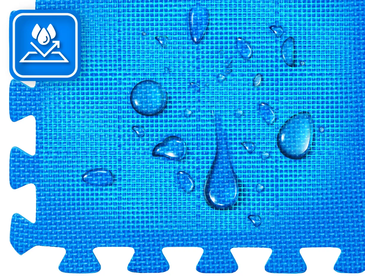 Water resistance and easy cleaning