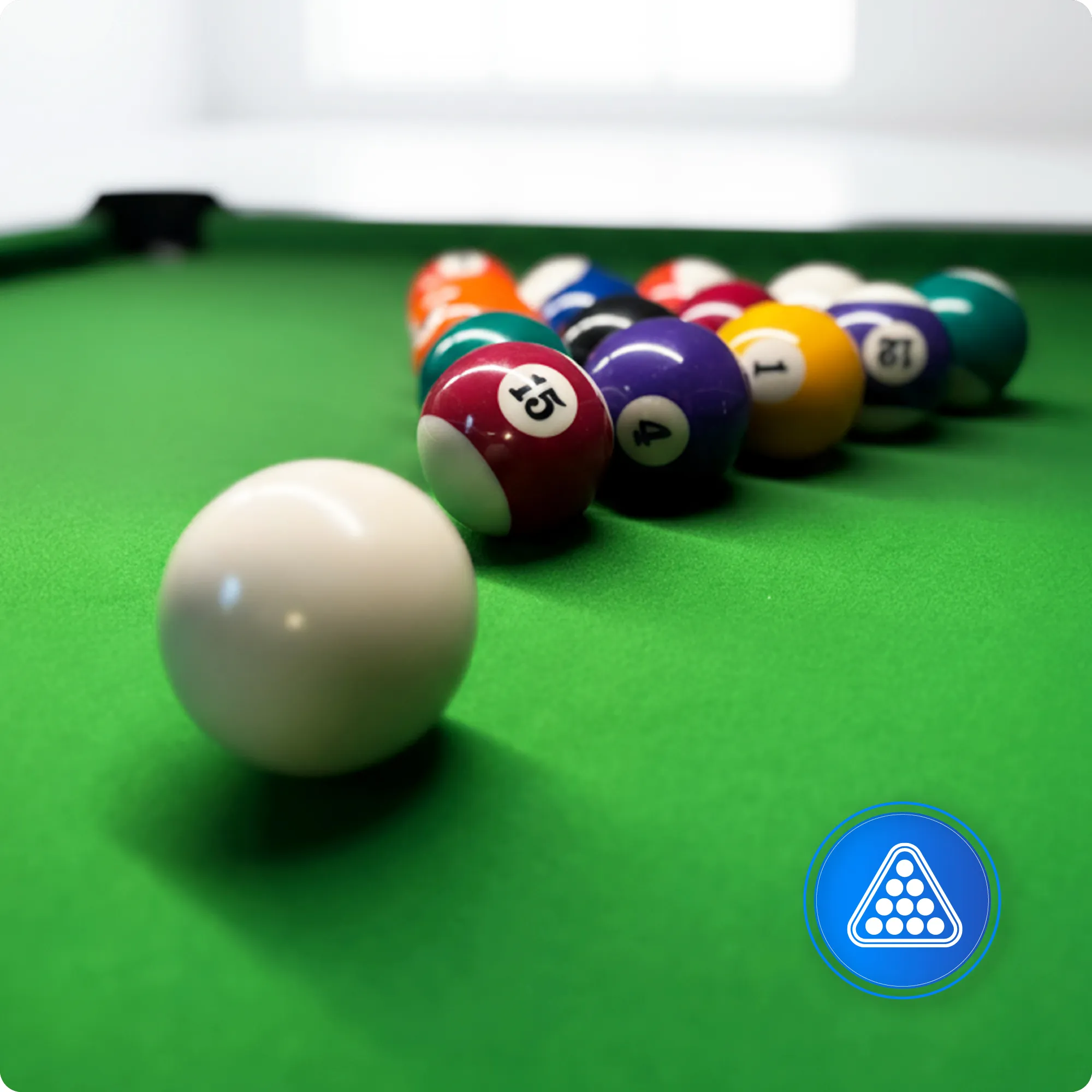 BOLD-BLACK-8FT Pool Table Set