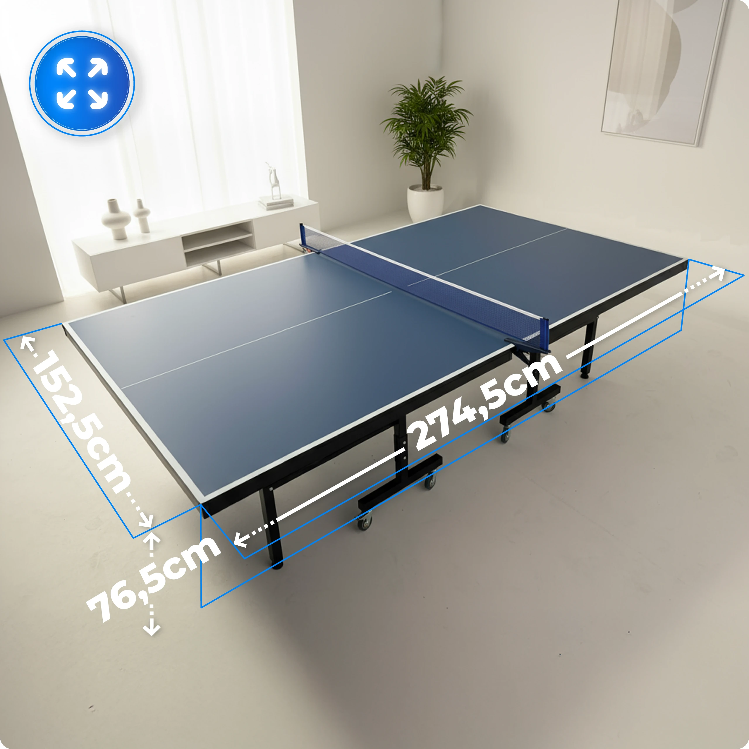 THUNDER VITAL-18-BLUE Table Specifications