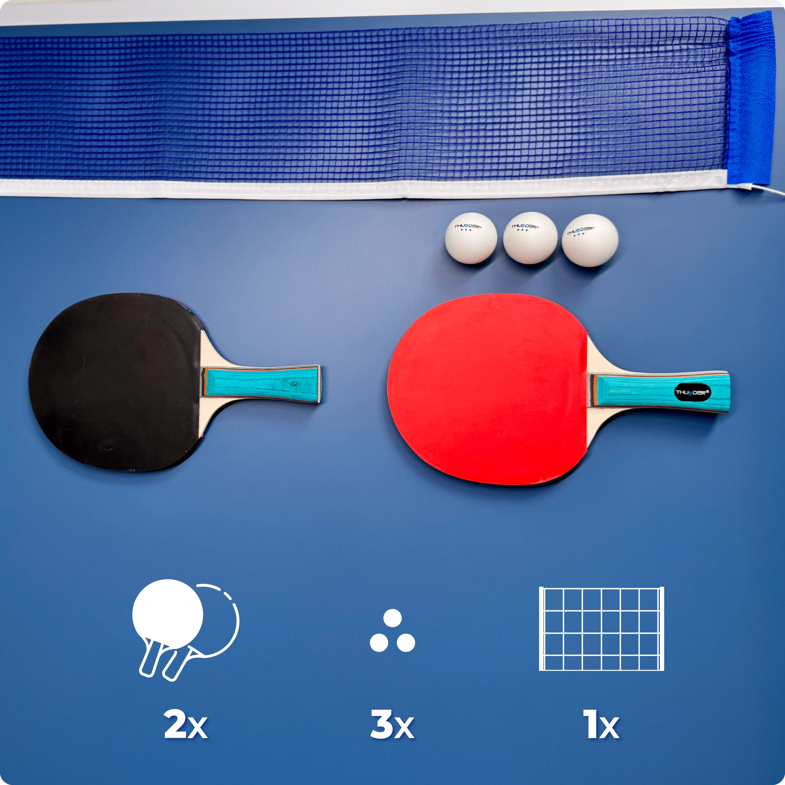 THUNDER VITAL-18-BLUE Set Includes