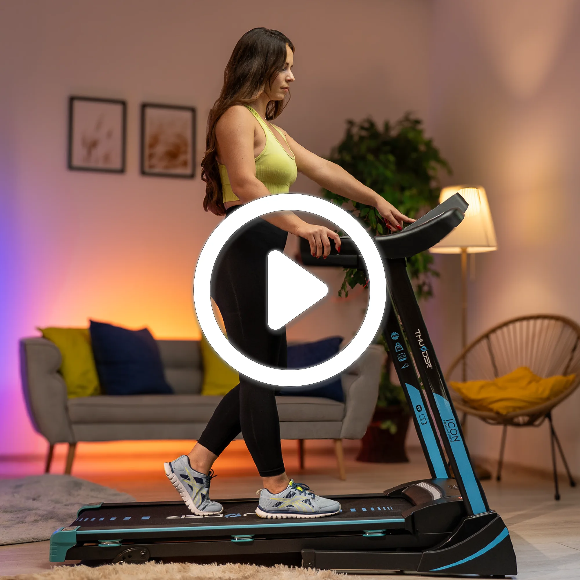 THUNDER ICON-BLUE electric treadmill