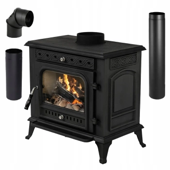 Cast iron wood stove HELIOS 10 kW