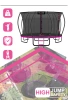 THUNDER INSIDE ULTRA 16FT 488 cm trampoline PINK