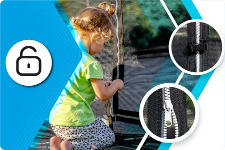 THUNDER INSIDE ELITE 12FT (366 cm) BLACK trampoline