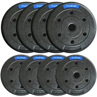 30 kg (4x 2,5 kg + 4x 5 kg)