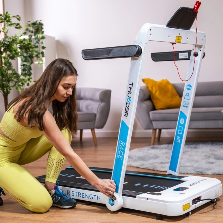 Treadmill THUNDER RACE-WHITE
