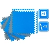 Blue-Gray Exercise Puzzle Mat 60x60x1 cm THUNDER