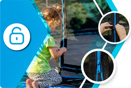 THUNDER INSIDE ULTRA 10FT 305 cm trampoline BLUE