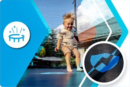 THUNDER INSIDE ULTRA 16FT 488 cm trampoline BLUE