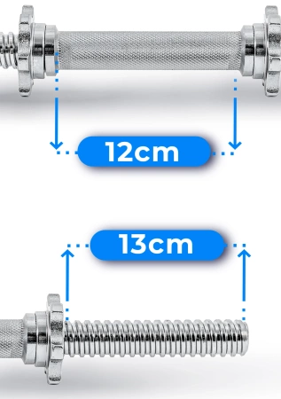 THUNDER Threaded Straight Bar 40 cm 30 mm
