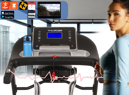 THUNDER RAPID-DS-BLACK electric treadmill