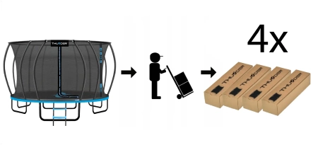 THUNDER INSIDE ULTRA 16FT 488 cm trampoline BLUE