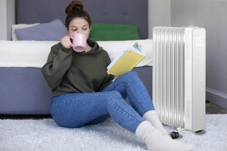 Oil-filled radiator THUNDER SIMPLE-WHITE 2500W