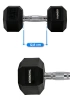 Hex dumbbell THUNDER 12,5 kg