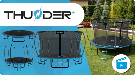 THUNDER INSIDE ULTRA 16FT 488 cm trampoline BLUE
