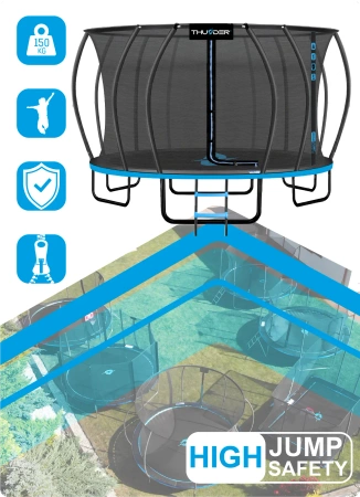 THUNDER INSIDE ULTRA 16FT 488 cm trampoline BLUE