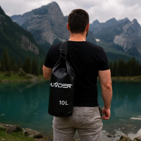 Waterproof Bag 10 L THUNDER black