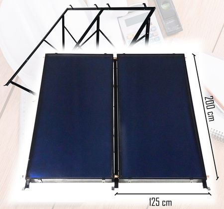 THUNDER 2x2.5 m flat plate solar collector