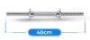 THUNDER Threaded Straight Bar 40 cm 30 mm