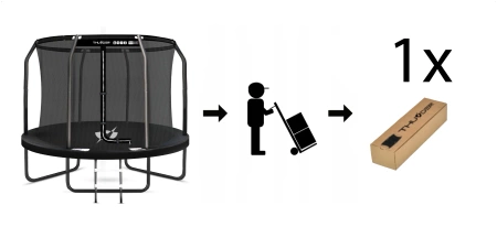 THUNDER INSIDE ELITE 6FT Trampoline (183 cm) BLACK