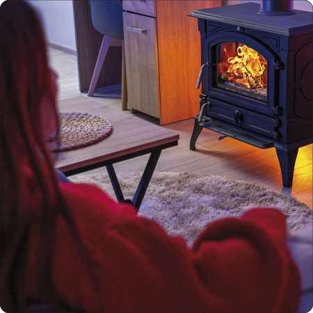 Cast iron wood-burning stove WESTA 17 kW