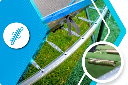 THUNDER INSIDE ULTRA 8FT 244cm trampoline BLUE