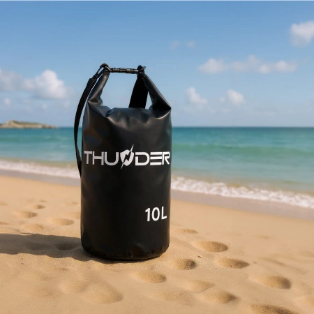 Waterproof Bag 10 L THUNDER black