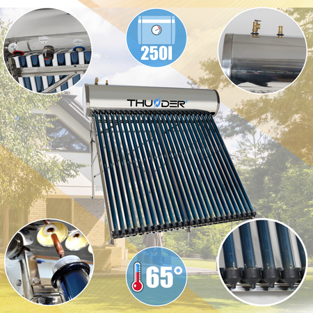 Pressure collector with THUNDER 250 L tank