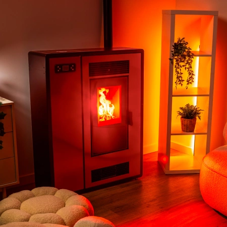 Pellet stove ARIA RED 12 kW