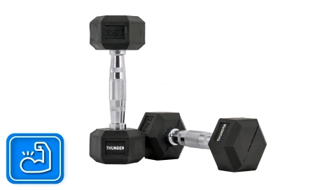 Hex dumbbell THUNDER 2,5 kg