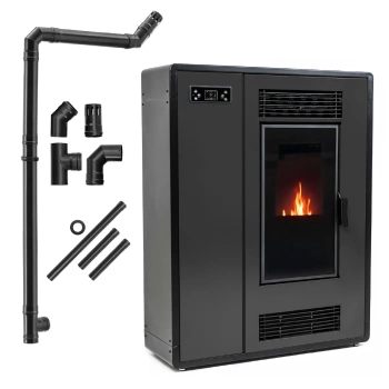 Pellet stove ARIA BLACK 12 kW