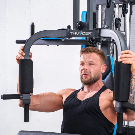 Training power rack with punch bag THUNDER PUNCH