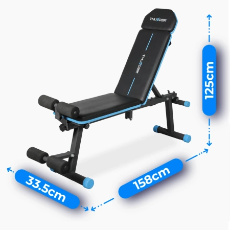 Foldable training bench THUNDER WOXIC