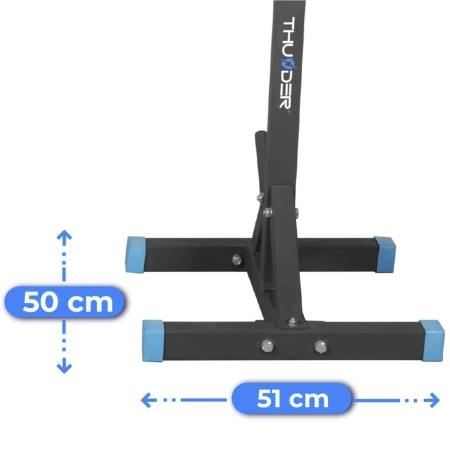 Barbell stands with safety spotters THUNDER PRESA