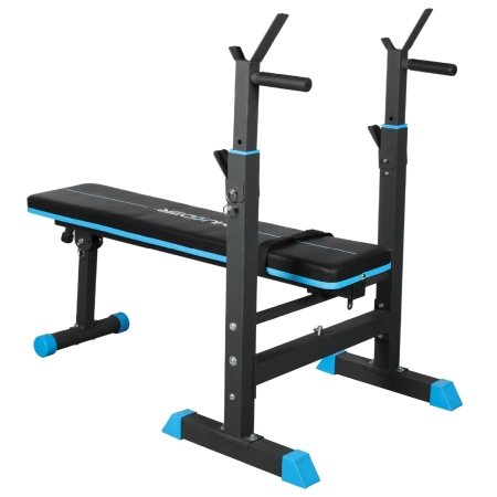 Training bench with barbell stands THUNDER MONET