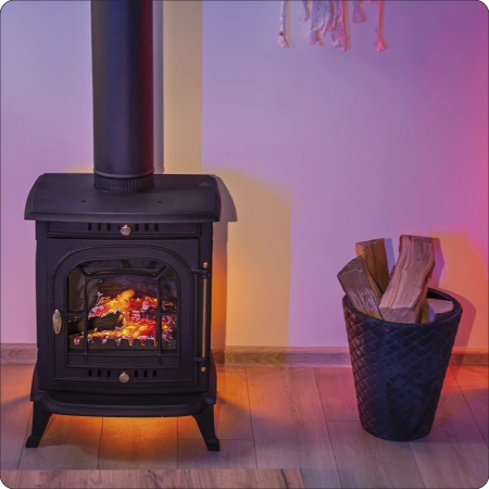 Cast iron wood stove AGNI 7 kW