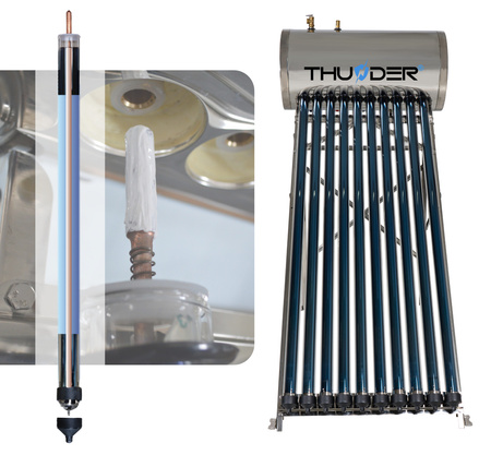 Pressure collector with THUNDER 100 L tank