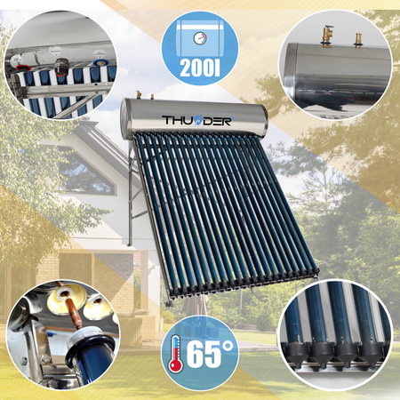 Pressure collector with THUNDER 200 L tank