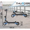 THUNDER ZEST 1600W 52V 14Ah Electric Scooter